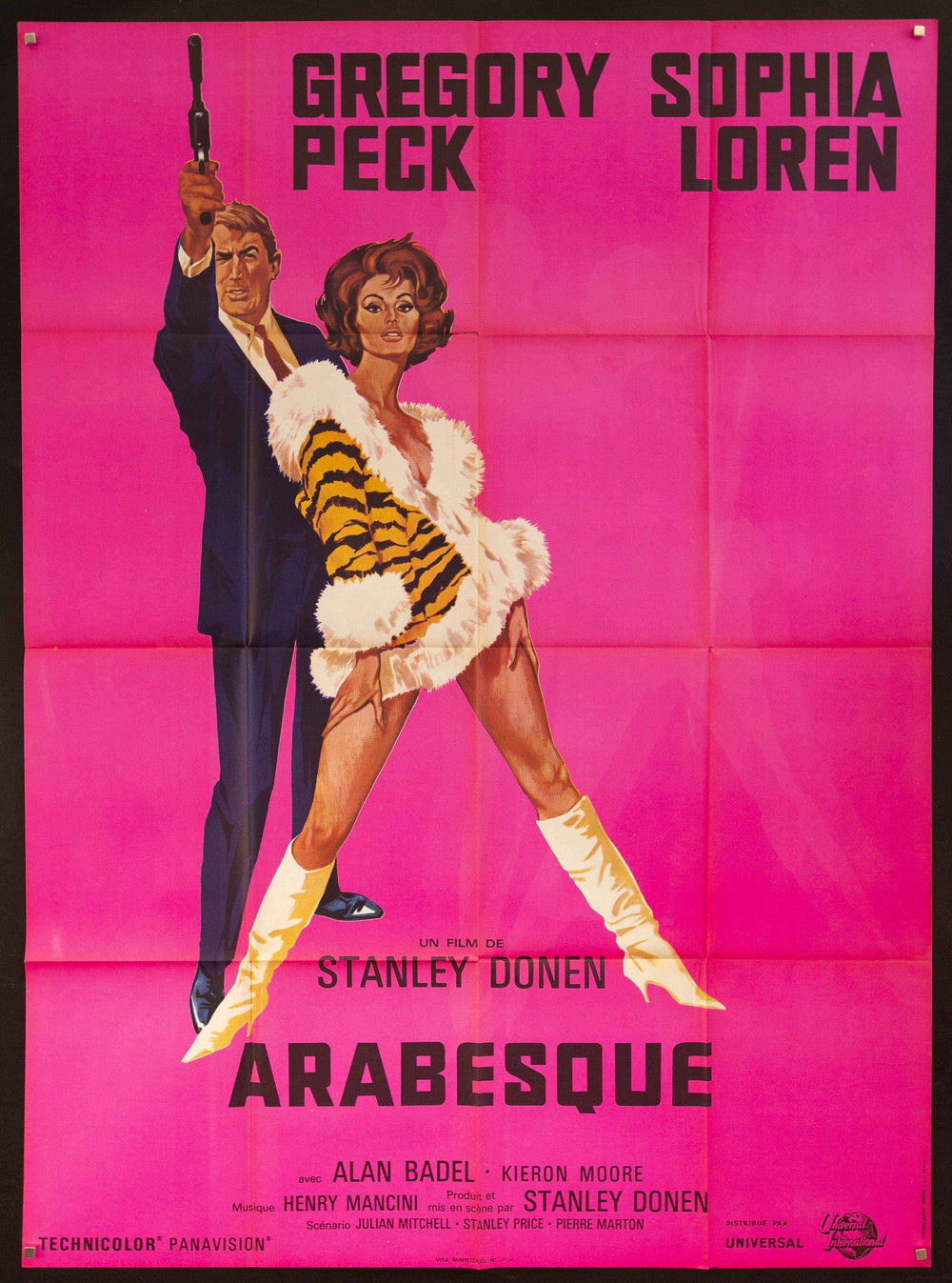 Arabesque Original Vintage Movie Poster