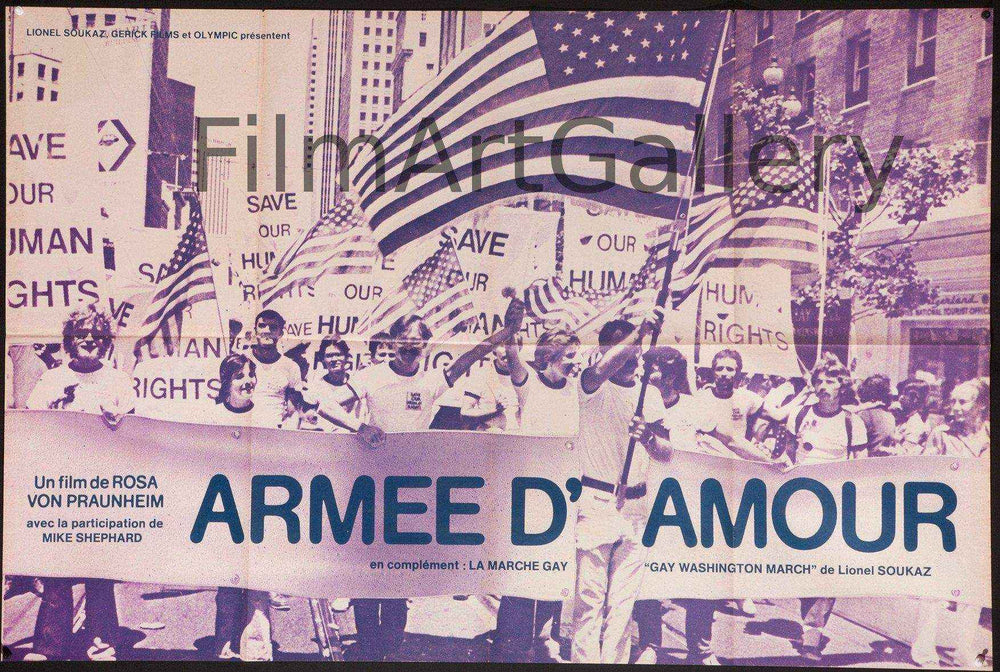 Army of Lovers Original Vintage Movie Poster