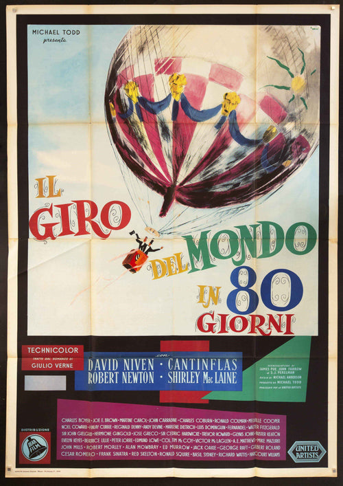 Around the World in 80 Days Original Vintage Movie Poster