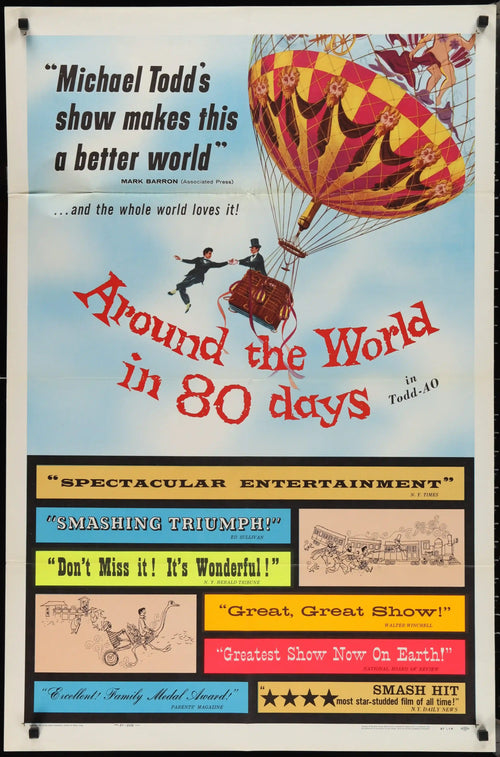Around the World in 80 Days Original Vintage Movie Poster