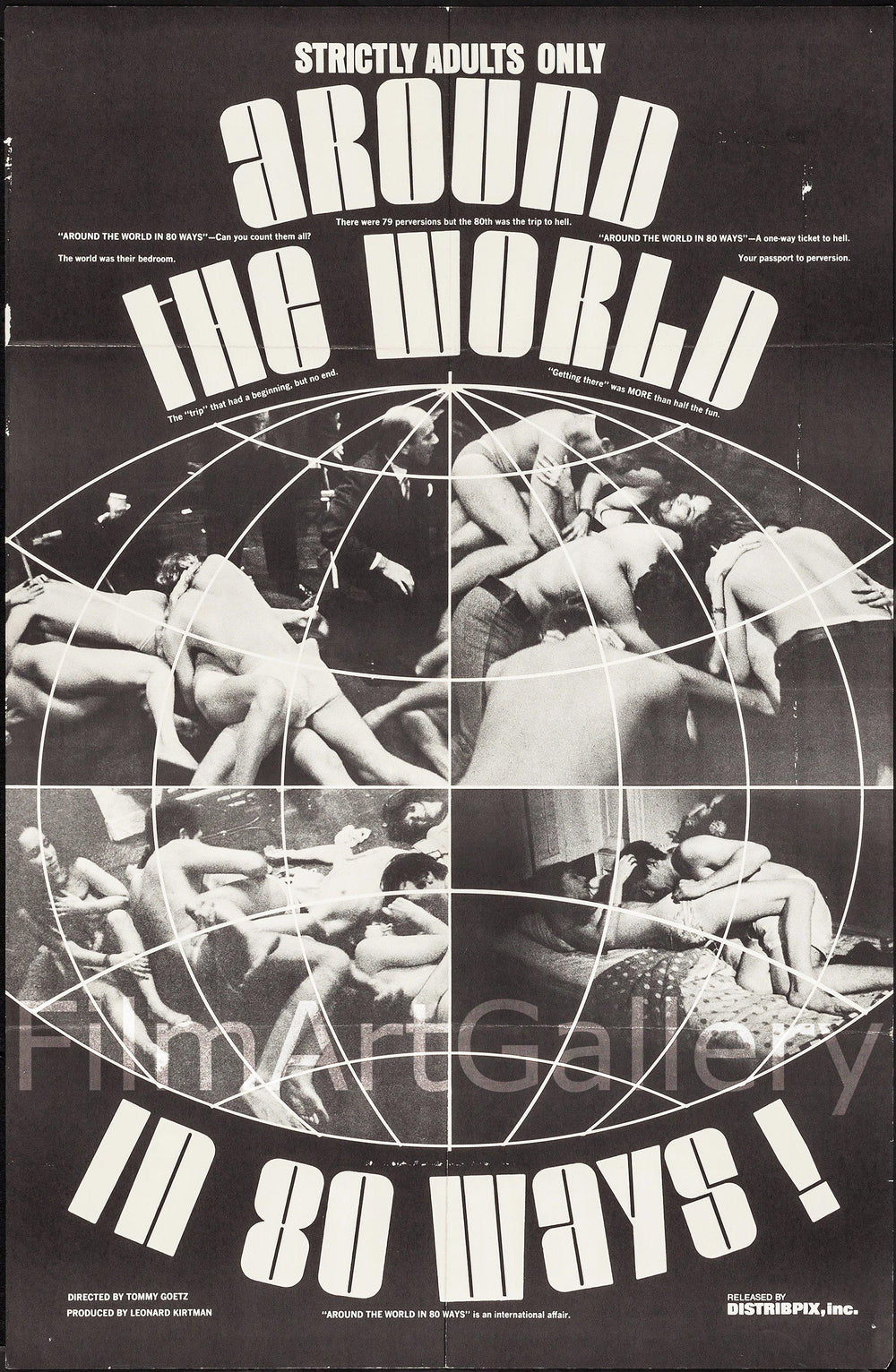 Around the World in 80 Ways Original Vintage Movie Poster