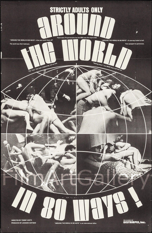 Around the World in 80 Ways Original Vintage Movie Poster