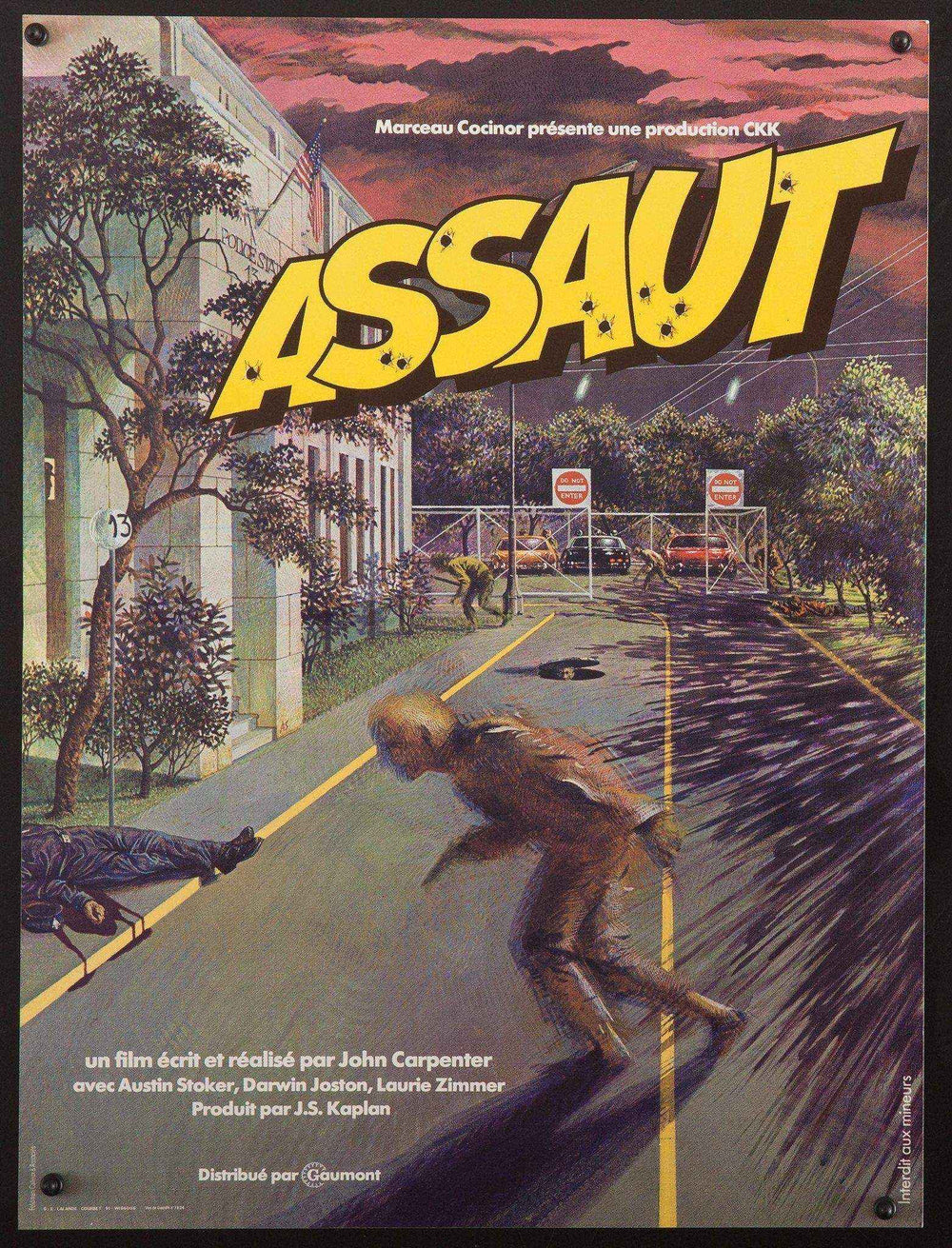 Assault On Precinct 13 Original Vintage Movie Poster