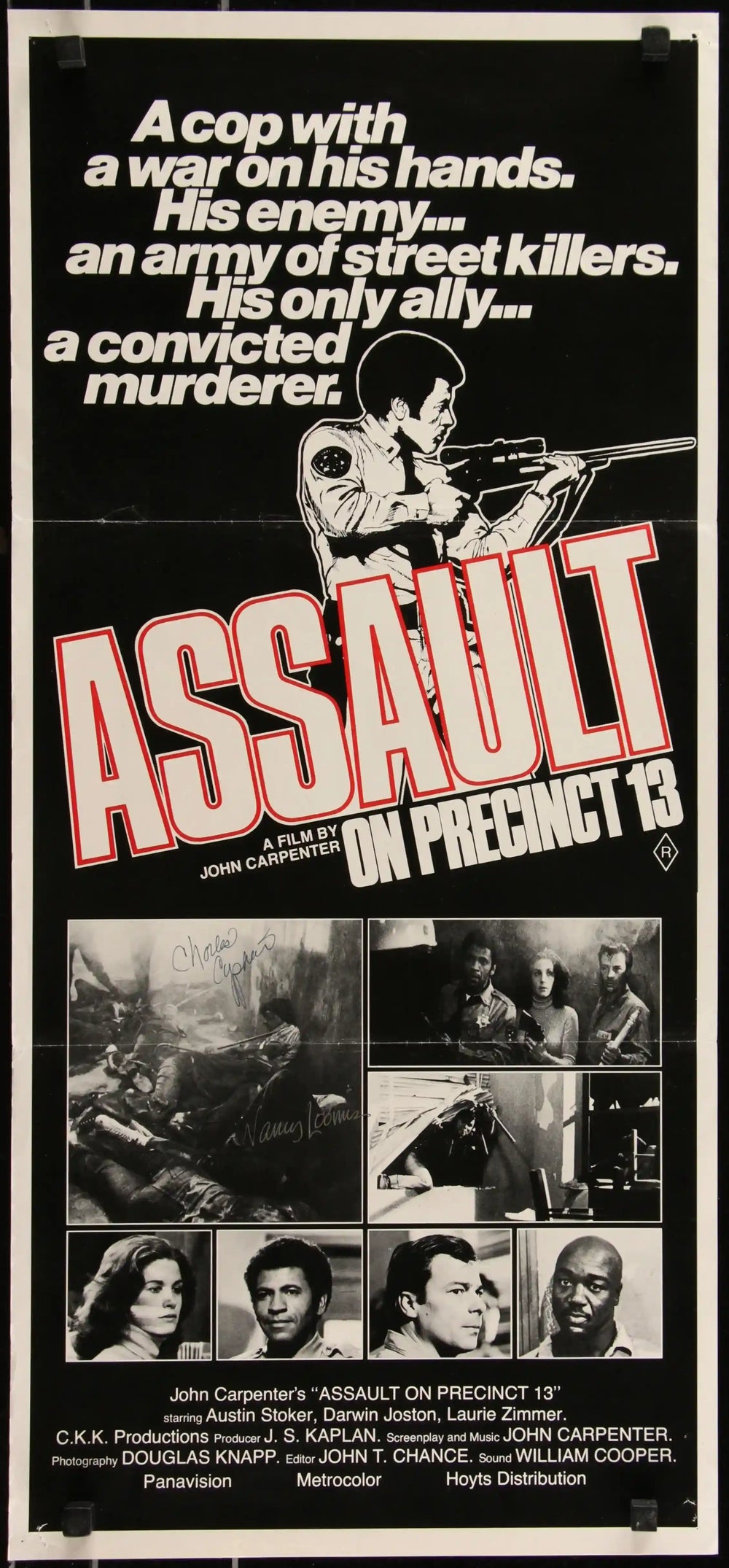Assault on Precinct 13 Original Vintage Movie Poster