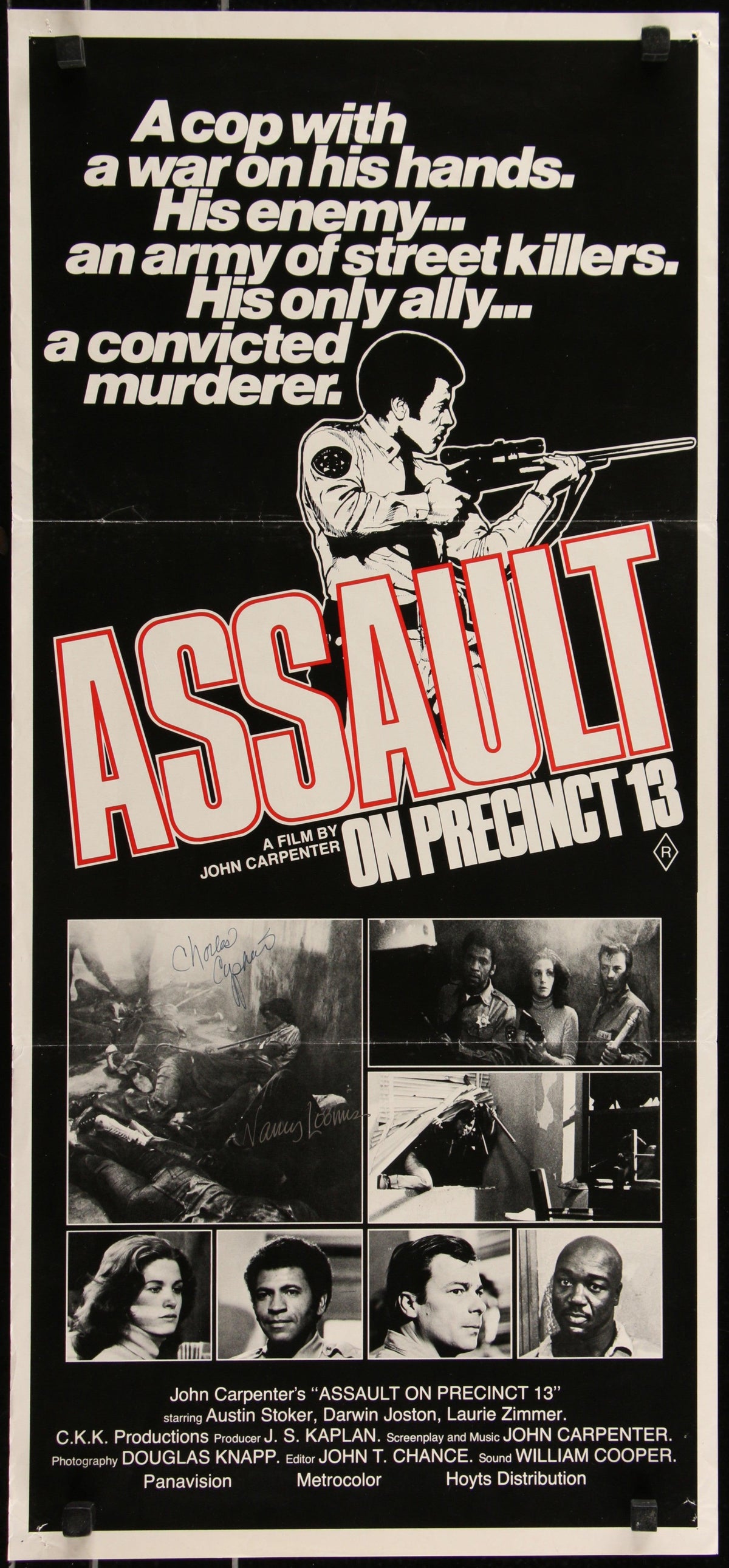 Assault on Precinct 13 Original Vintage Movie Poster