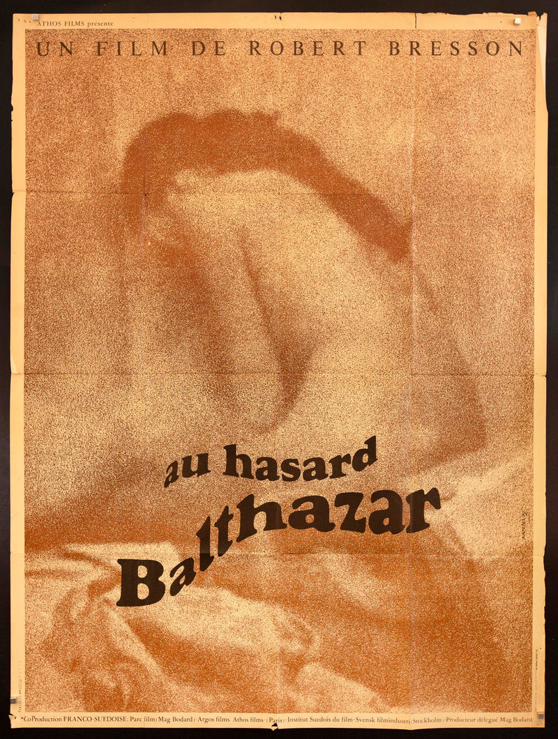 Au Hasard Balthazar French 1 Panel (47x63) Original Vintage Movie Poster
