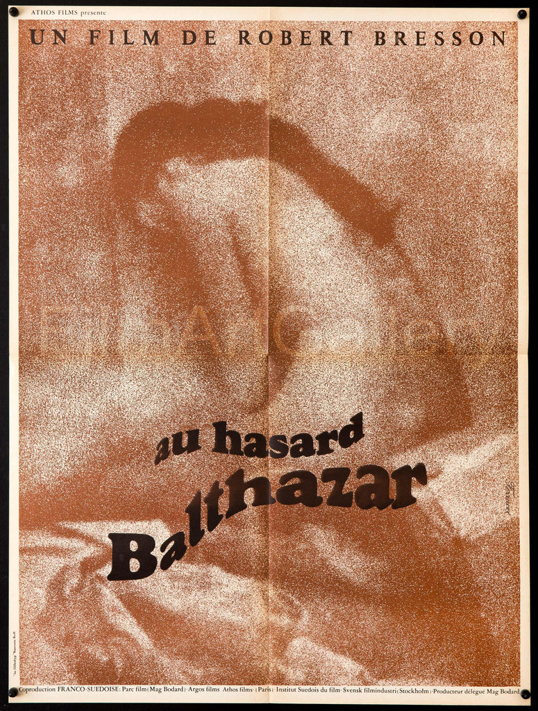Au Hasard Balthazar Original Vintage Movie Poster