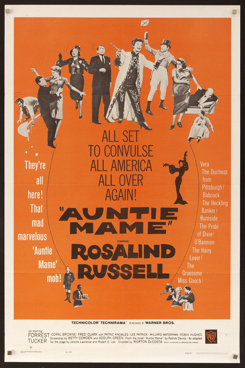 Auntie Mame 1 Sheet (27x41) Original Vintage Movie Poster