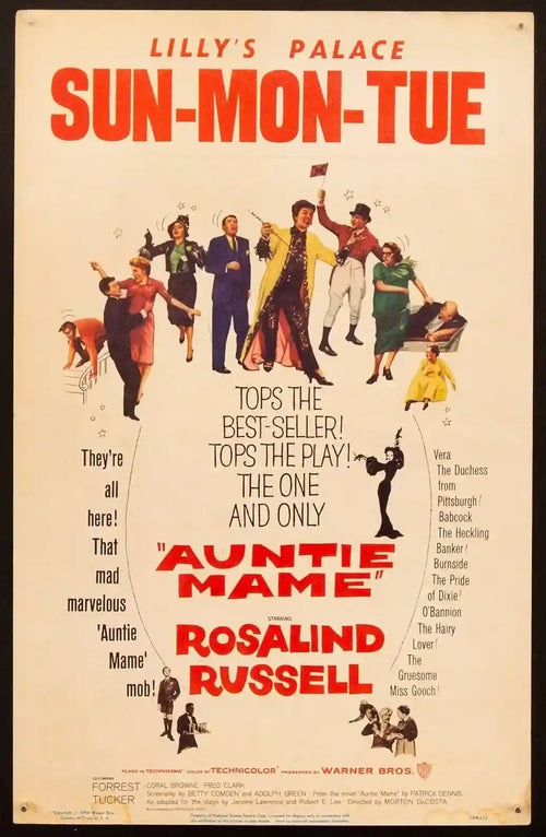 Auntie Mame Original Vintage Movie Poster
