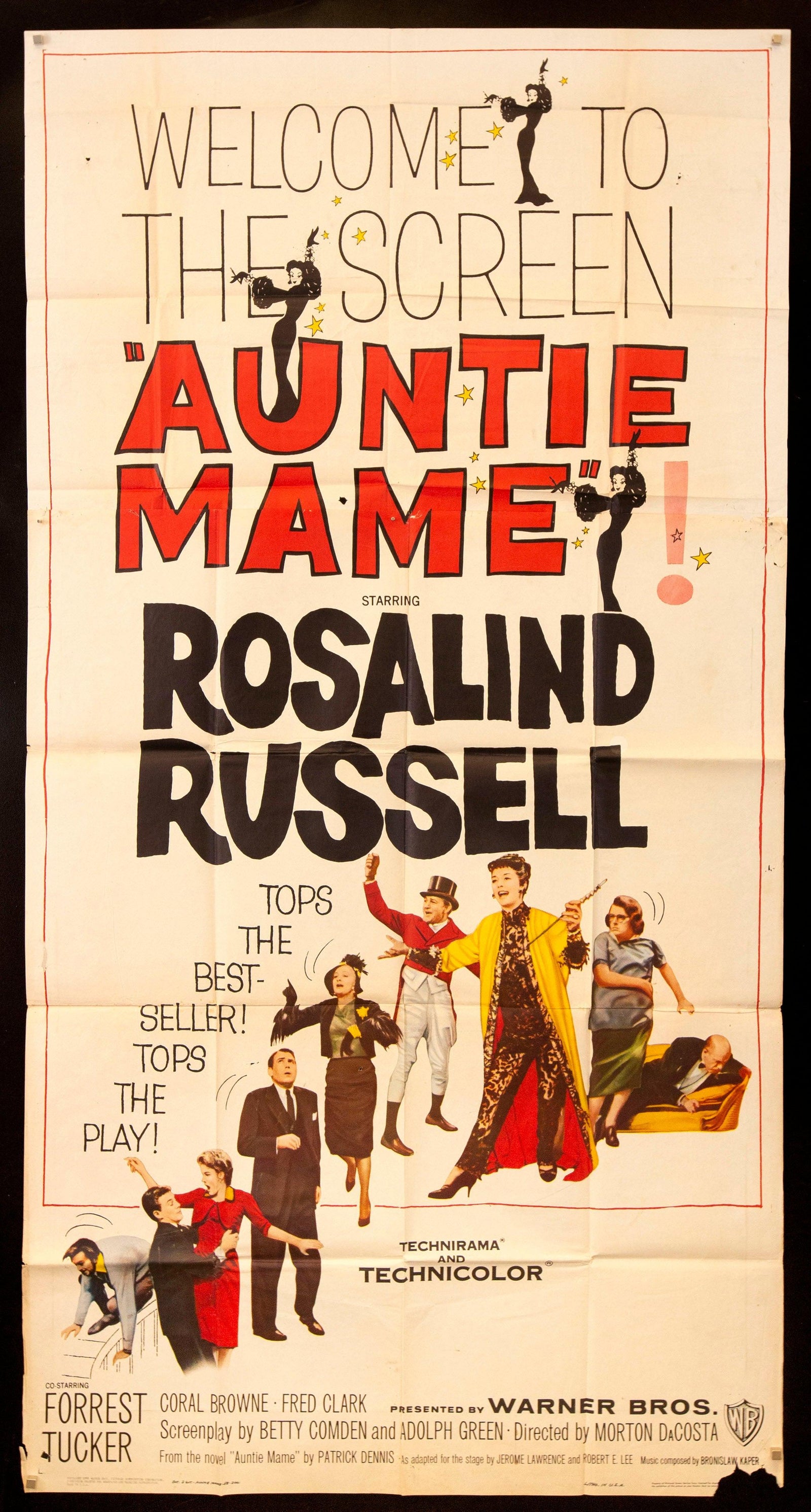 Auntie Mame Original Vintage Movie Poster