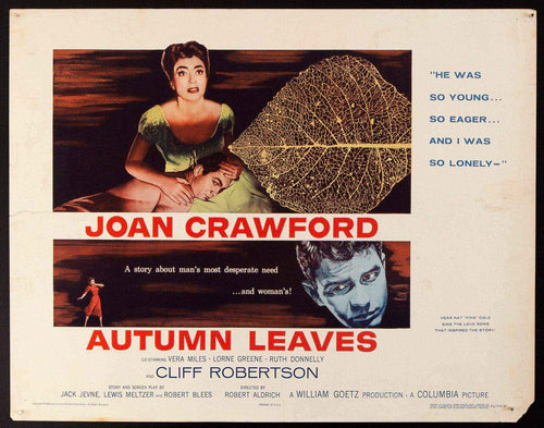 Autumn Leaves Original Vintage Movie Poster