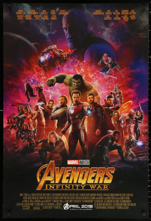 Avengers: Infinity War Original Vintage Movie Poster