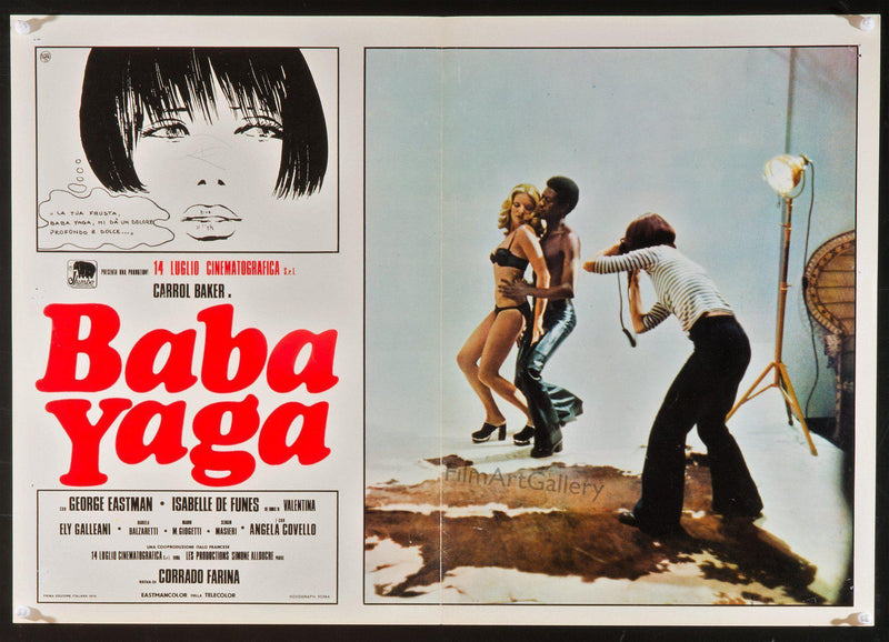 Baba Yaga Italian Photobusta (18x26) Original Vintage Movie Poster