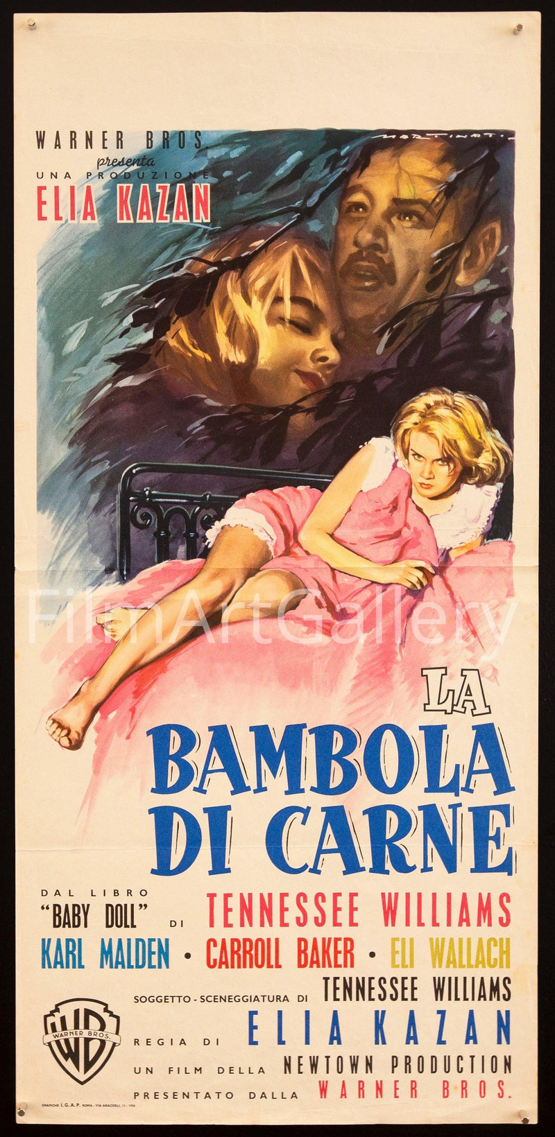 Baby Doll Italian Locandina (13x28) Original Vintage Movie Poster
