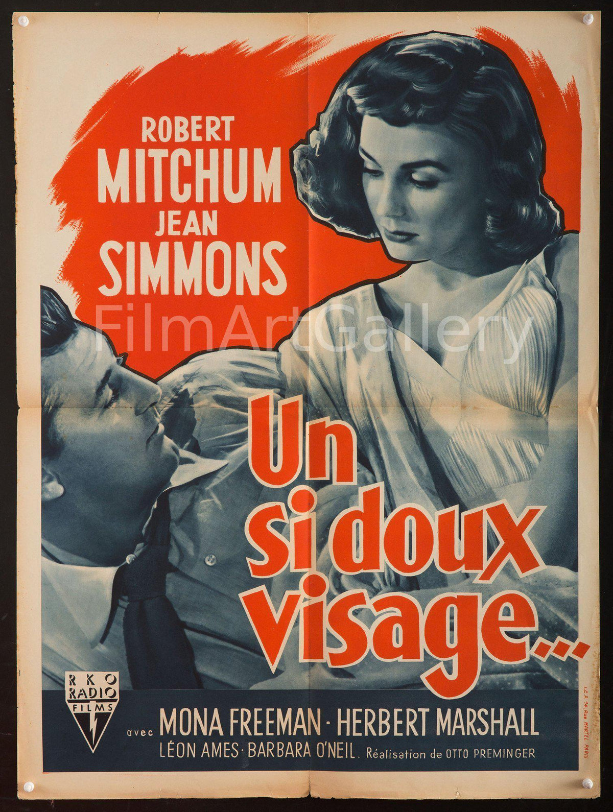 Baby Face (Un Si Doux Visage) Original Vintage Movie Poster
