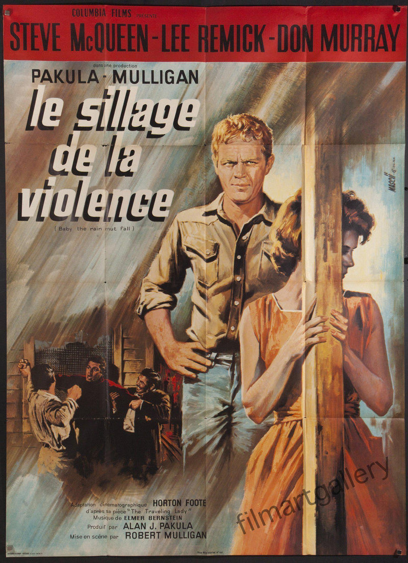 Baby the Rain Must Fall French 1 panel (47x63) Original Vintage Movie Poster