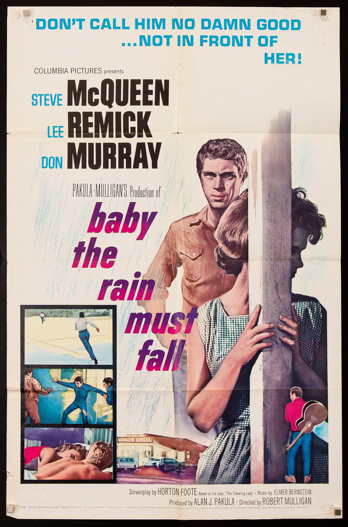 Baby the Rain Must Fall Original Vintage Movie Poster