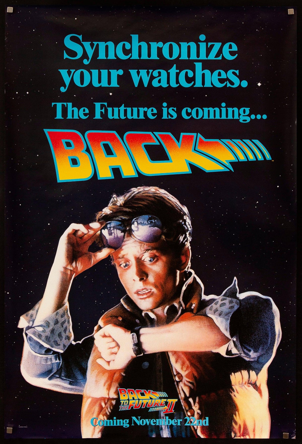 Back to the Future II 2 Original Vintage Movie Poster