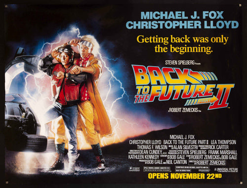 Back to the Future II 2 Original Vintage Movie Poster