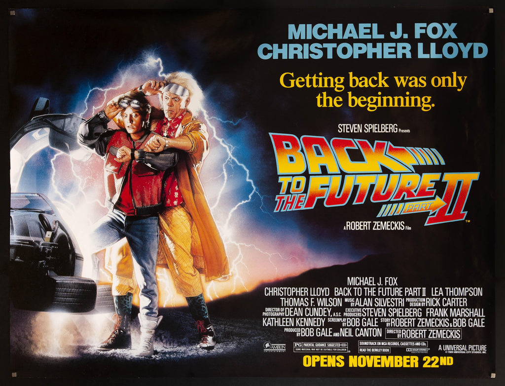 Back to the Future II 2 Movie Poster 1989 Subway 2 Sheet (45x59)