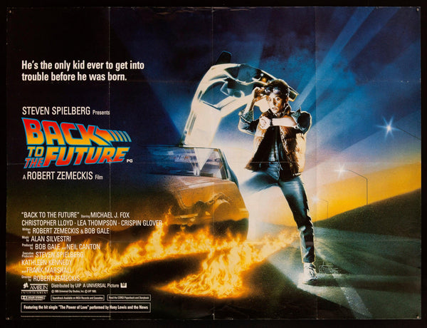 Back to the Future Movie Poster 1985 British Quad (30x40)