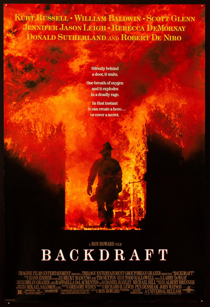 Backdraft Original Vintage Movie Poster