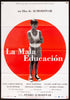 Bad Education (La Mala Educacion) 1 Sheet (27x41) Original Vintage Movie Poster