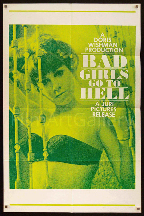 Bad Girls Go to Hell Original Vintage Movie Poster