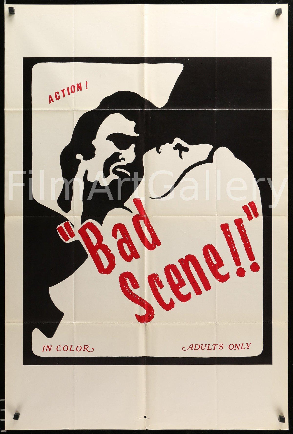 Bad Scene!! Original Vintage Movie Poster