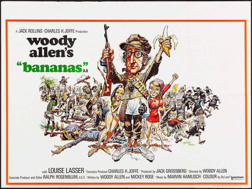 Bananas Original Vintage Movie Poster