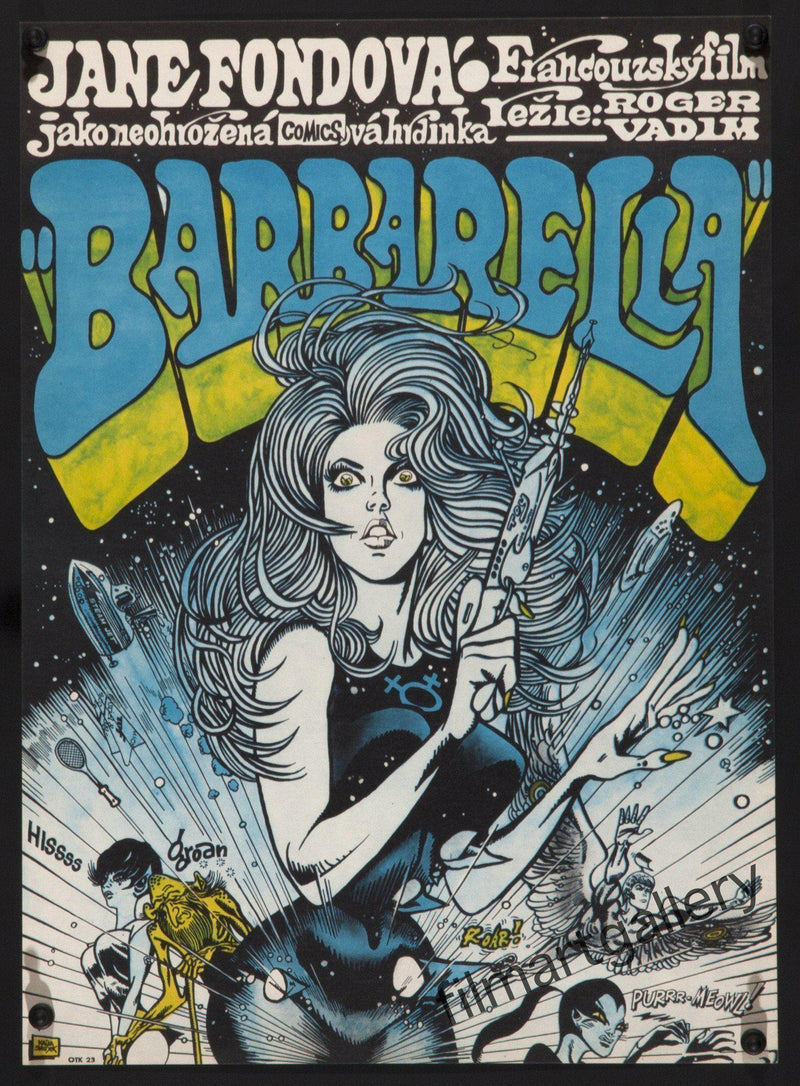 Barbarella Czech mini (11x16) Original Vintage Movie Poster
