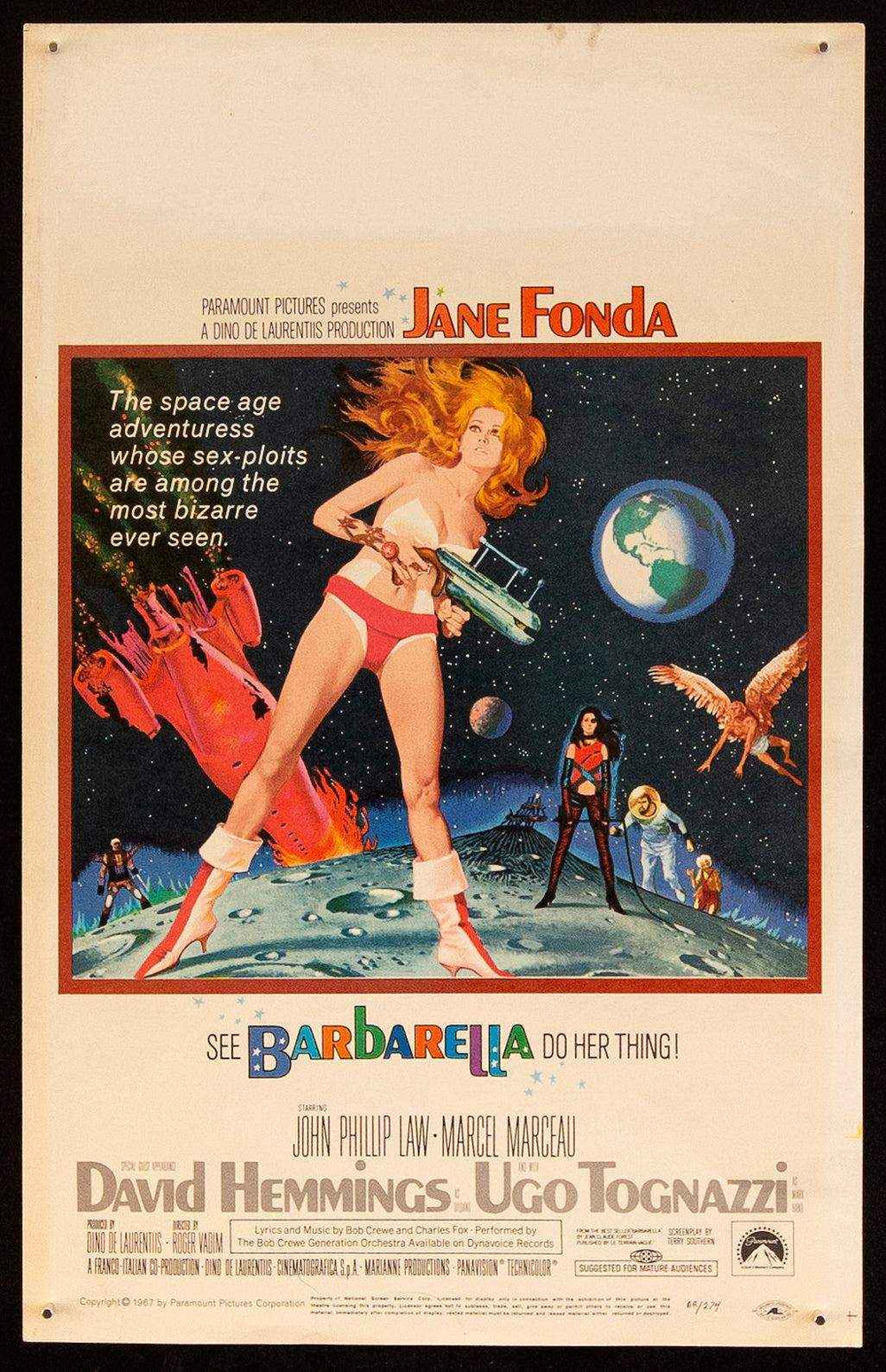 Barbarella Original Vintage Movie Poster