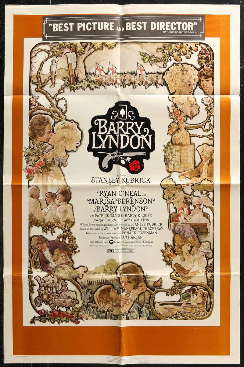 Barry Lyndon 1 Sheet (27x41) Original Vintage Movie Poster