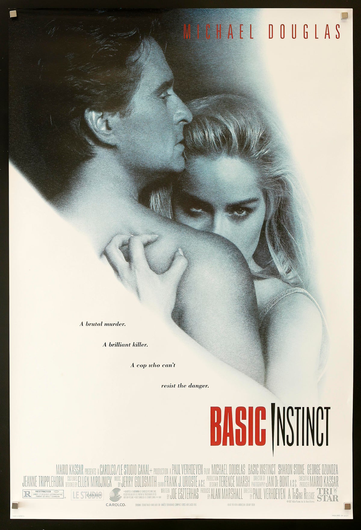 Basic Instinct 1 Sheet (27x41) Original Vintage Movie Poster