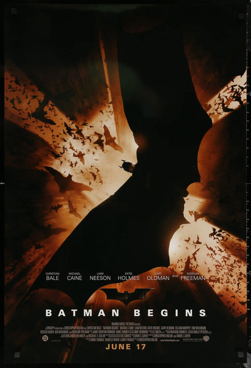 Batman Begins Original Vintage Movie Poster