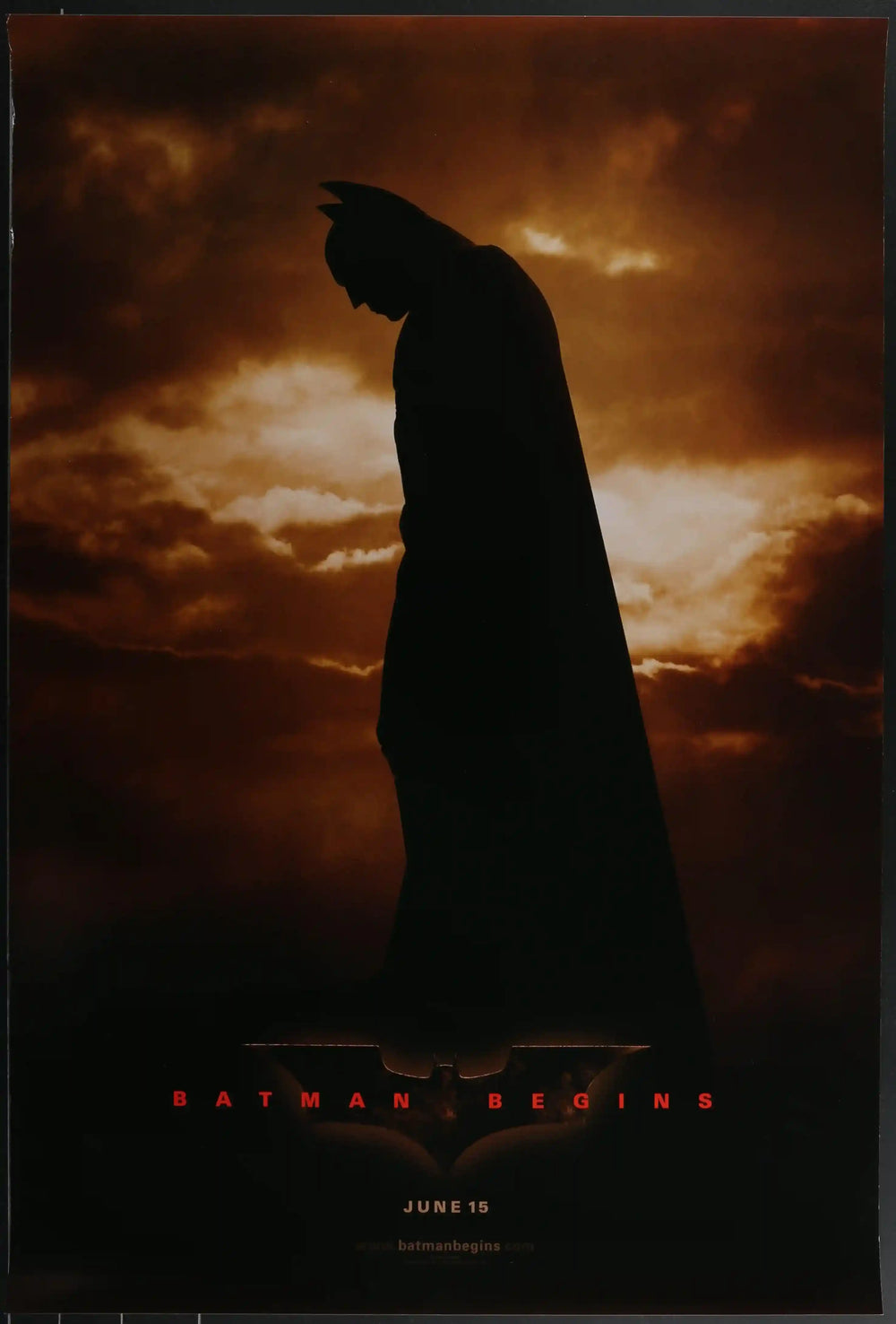 Batman Begins Original Vintage Movie Poster