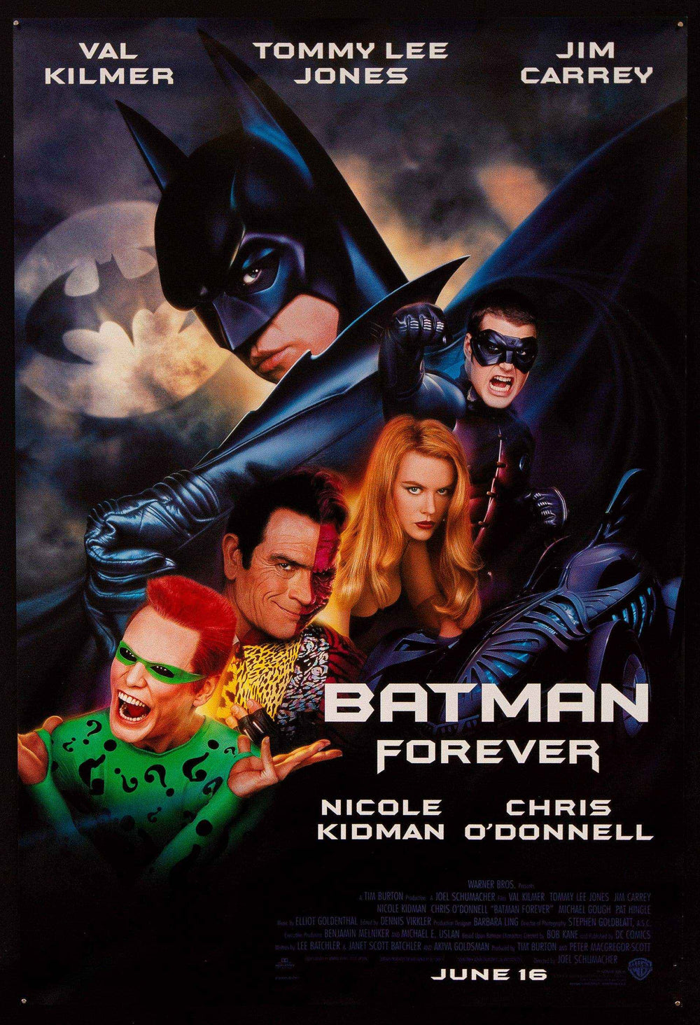 Batman Forever Original Vintage Movie Poster