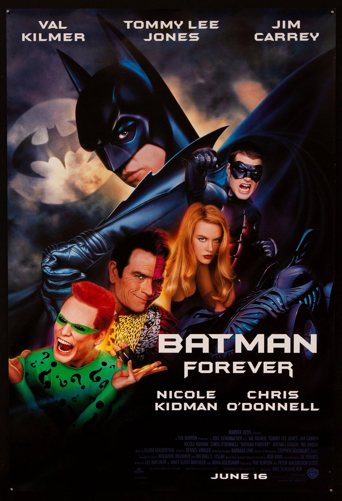 Batman Forever Original Vintage Movie Poster