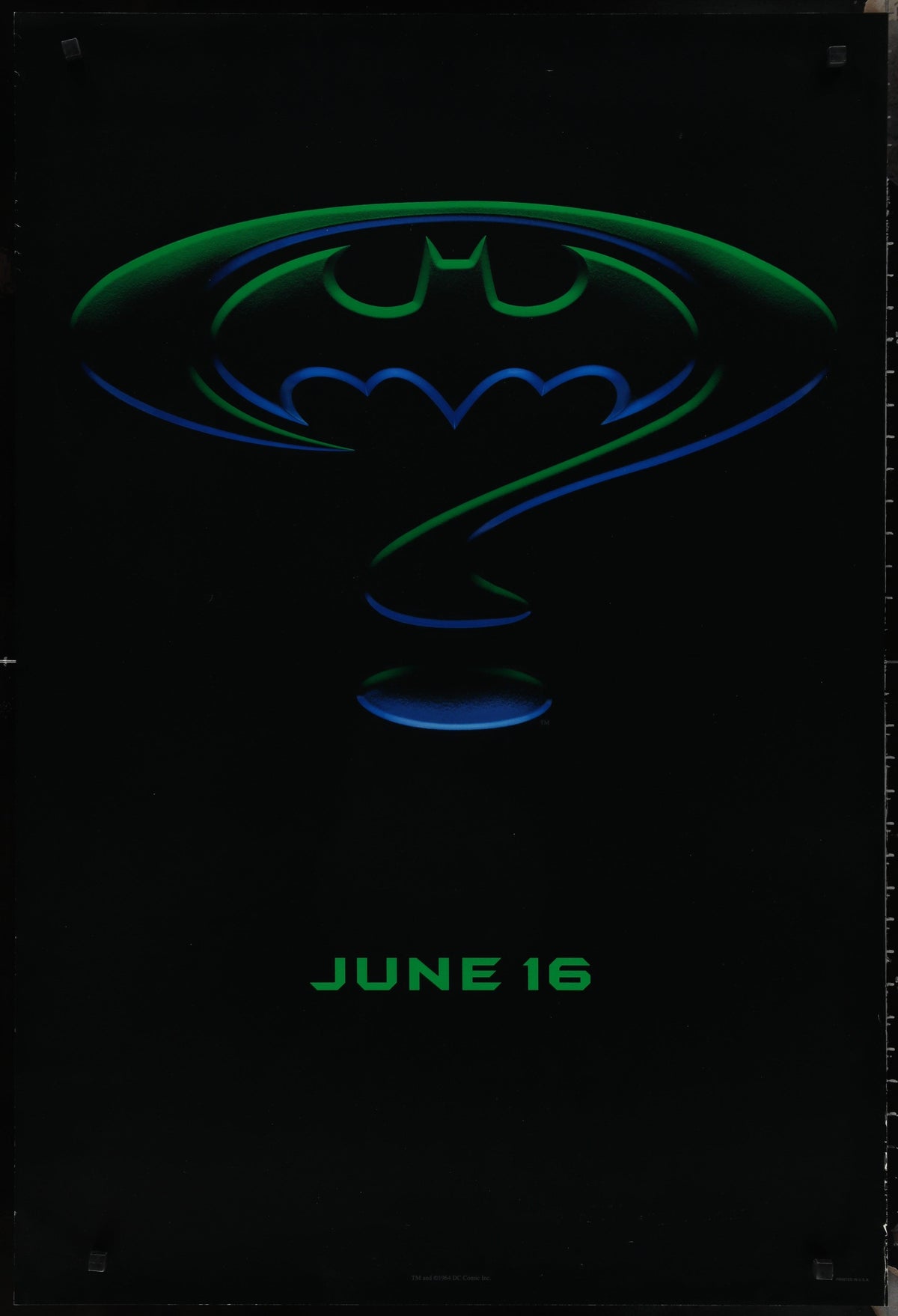 Batman Forever Original Vintage Movie Poster