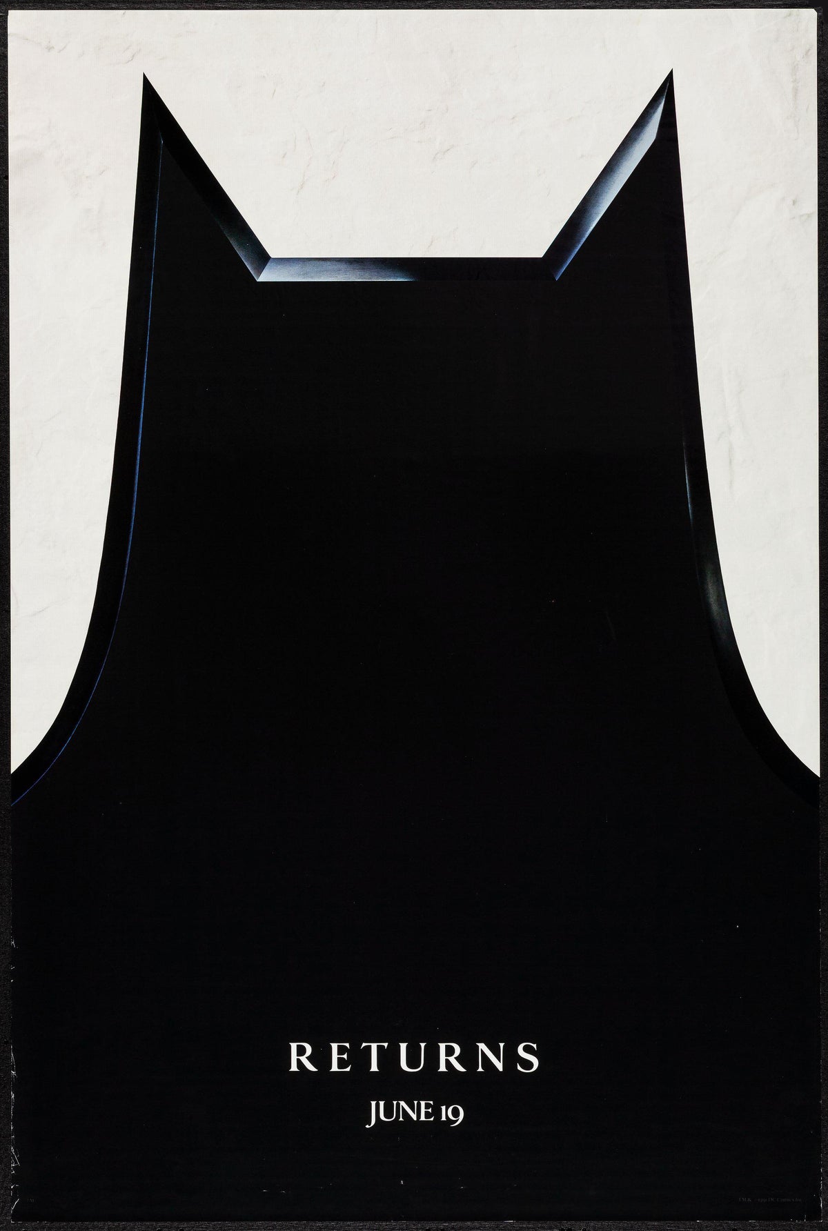 Batman Returns Original Vintage Movie Poster