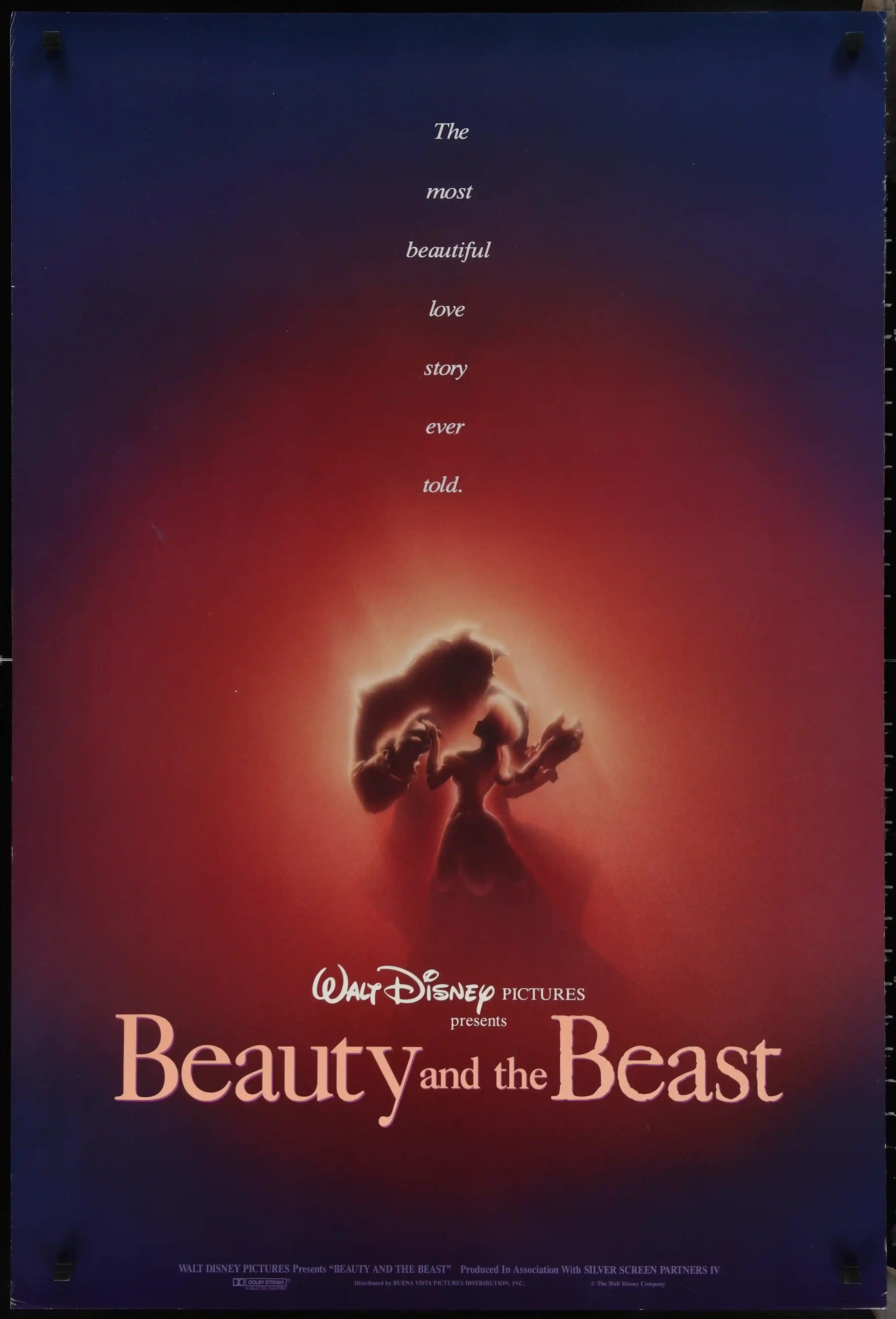 Beauty and the Beast Movie Poster 1991 1 Sheet (27x41)