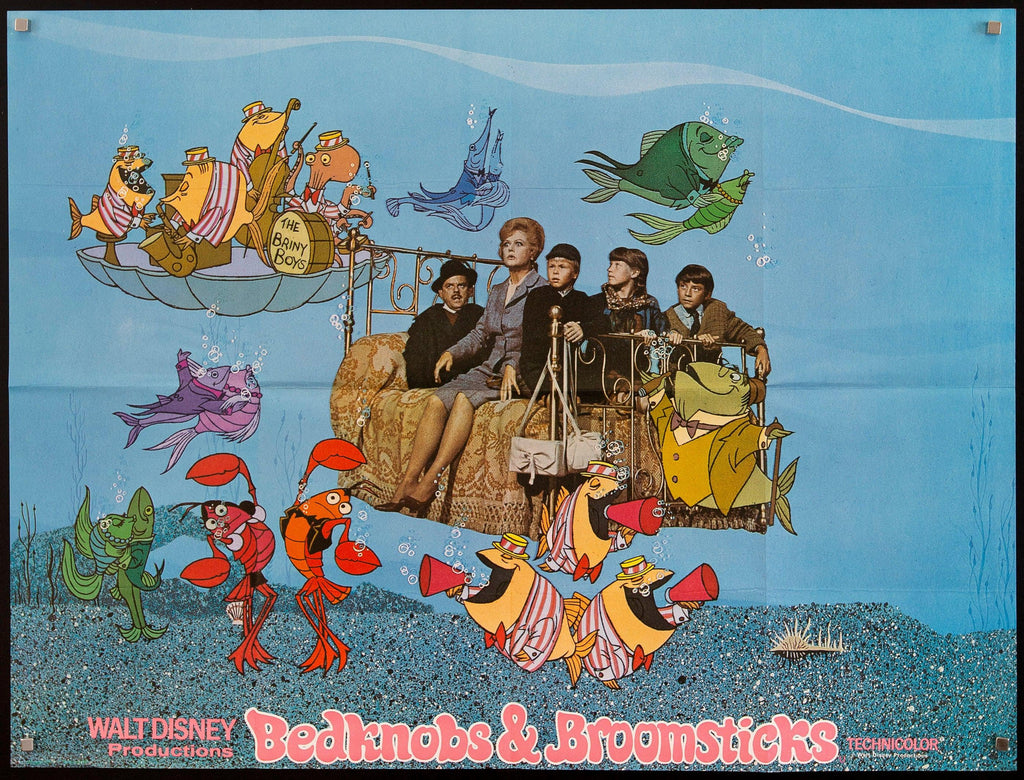 Bedknobs and Broomsticks Original Vintage Movie Poster