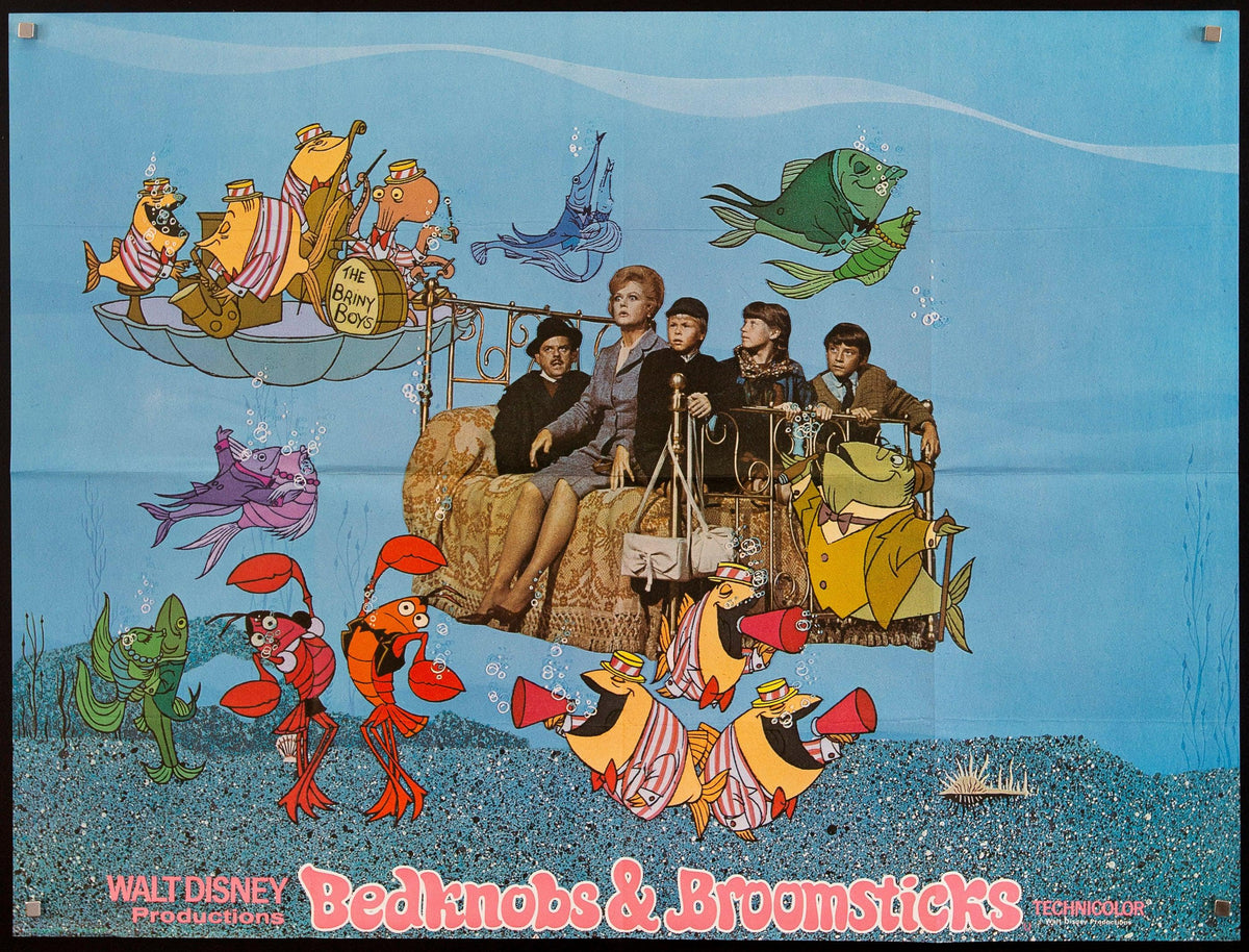 Bedknobs and Broomsticks Original Vintage Movie Poster