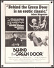 Behind the Green Door Original Vintage Movie Poster