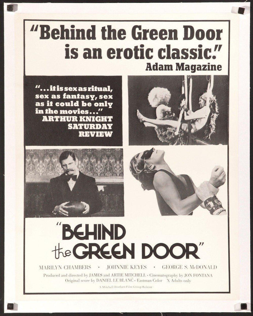 Behind the Green Door Original Vintage Movie Poster