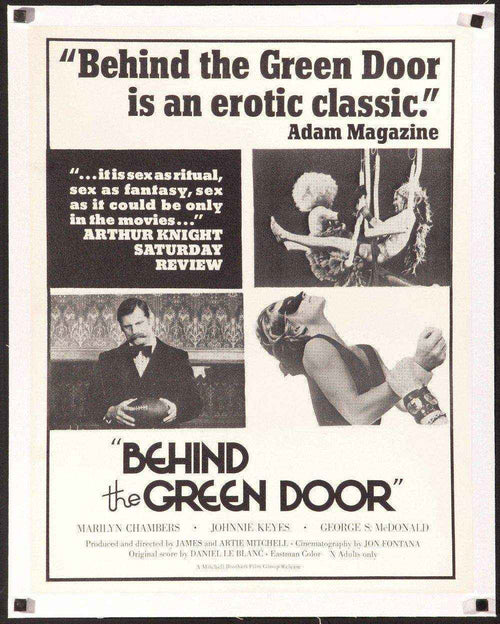 Behind the Green Door Original Vintage Movie Poster