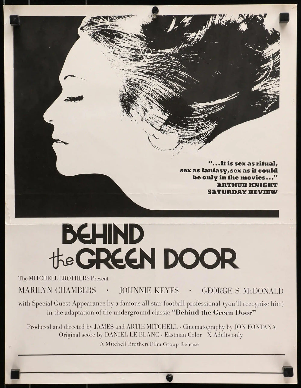 Behind the Green Door Original Vintage Movie Poster