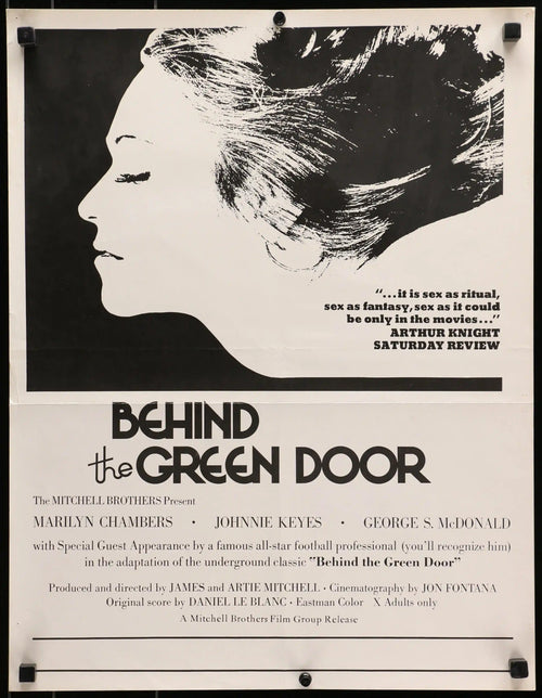 Behind the Green Door Original Vintage Movie Poster
