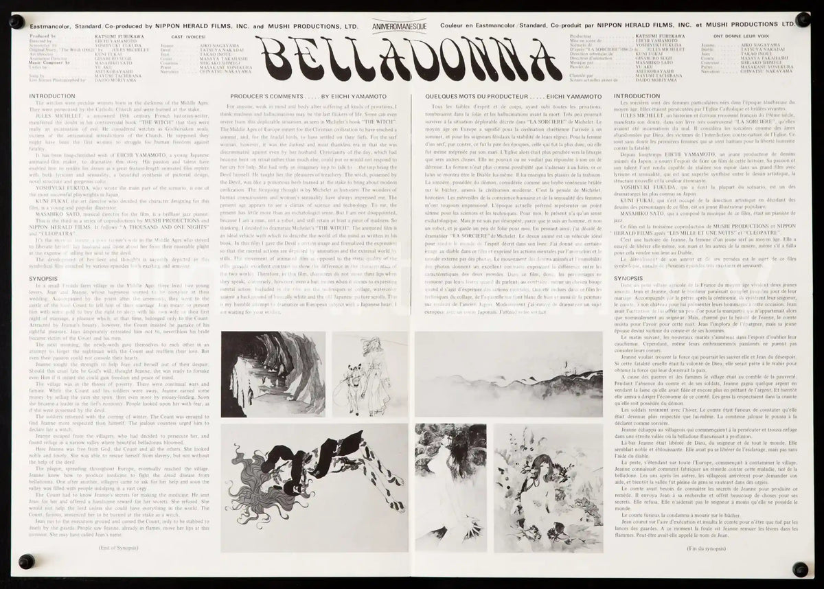 Belladonna Original Vintage Movie Poster