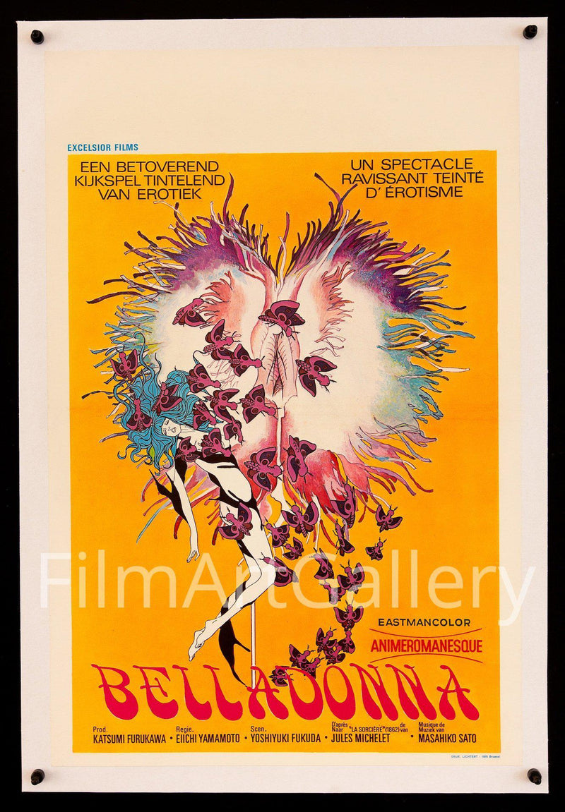 Belladonna Belgian (14x22) Original Vintage Movie Poster